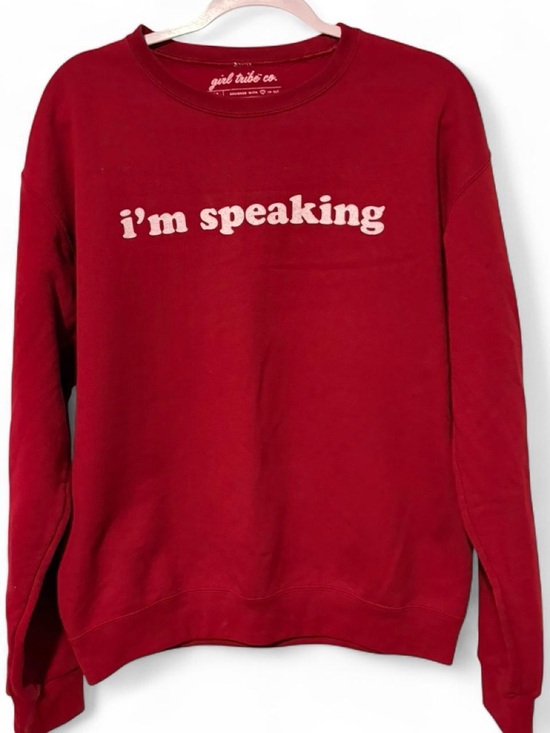 Girl tribe Tops - Girl Tribe Co. red crewneck sweatshirt Size M #sweatshirt #loungewear